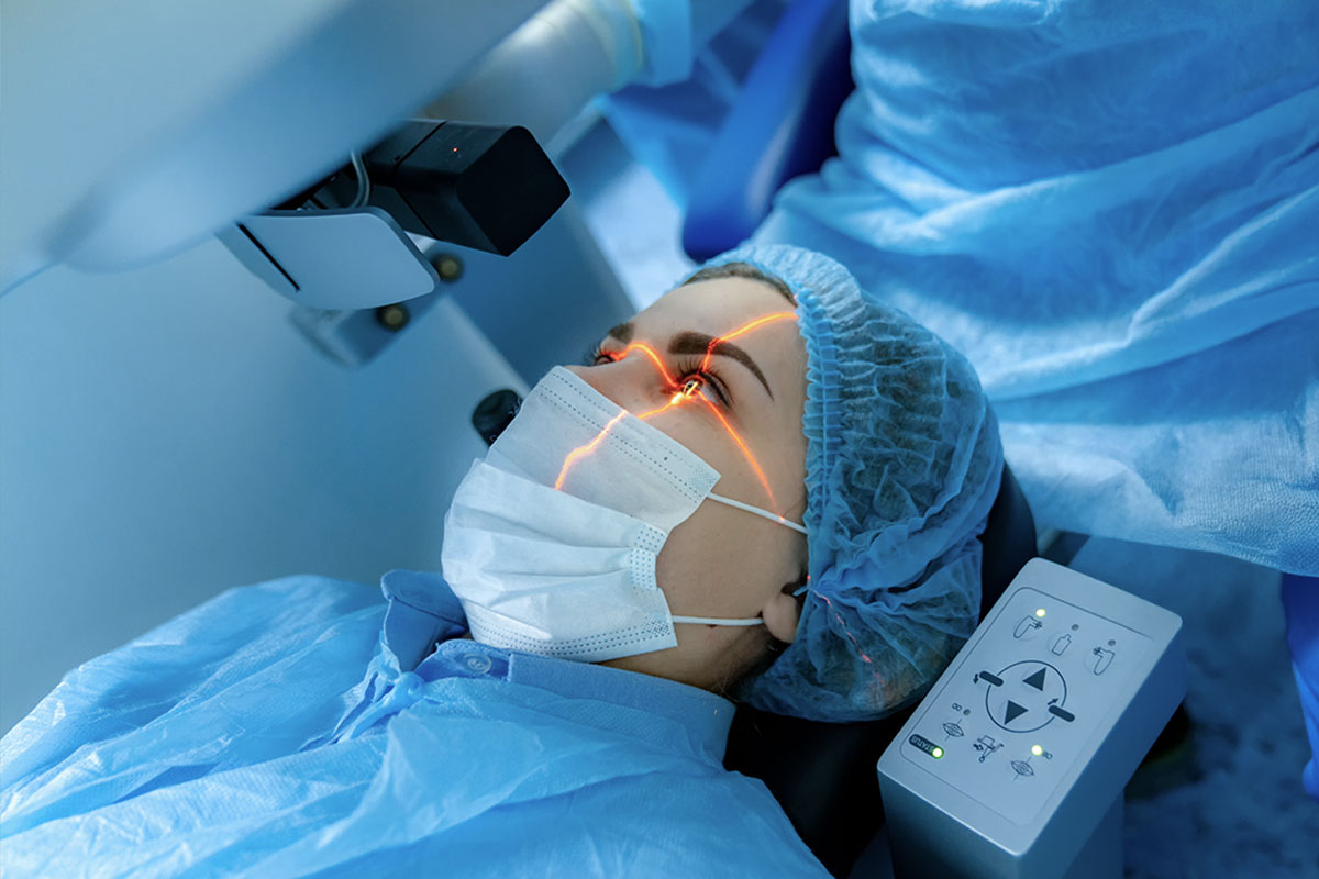 Ablauf der Trans-PRK im OP Zentrum