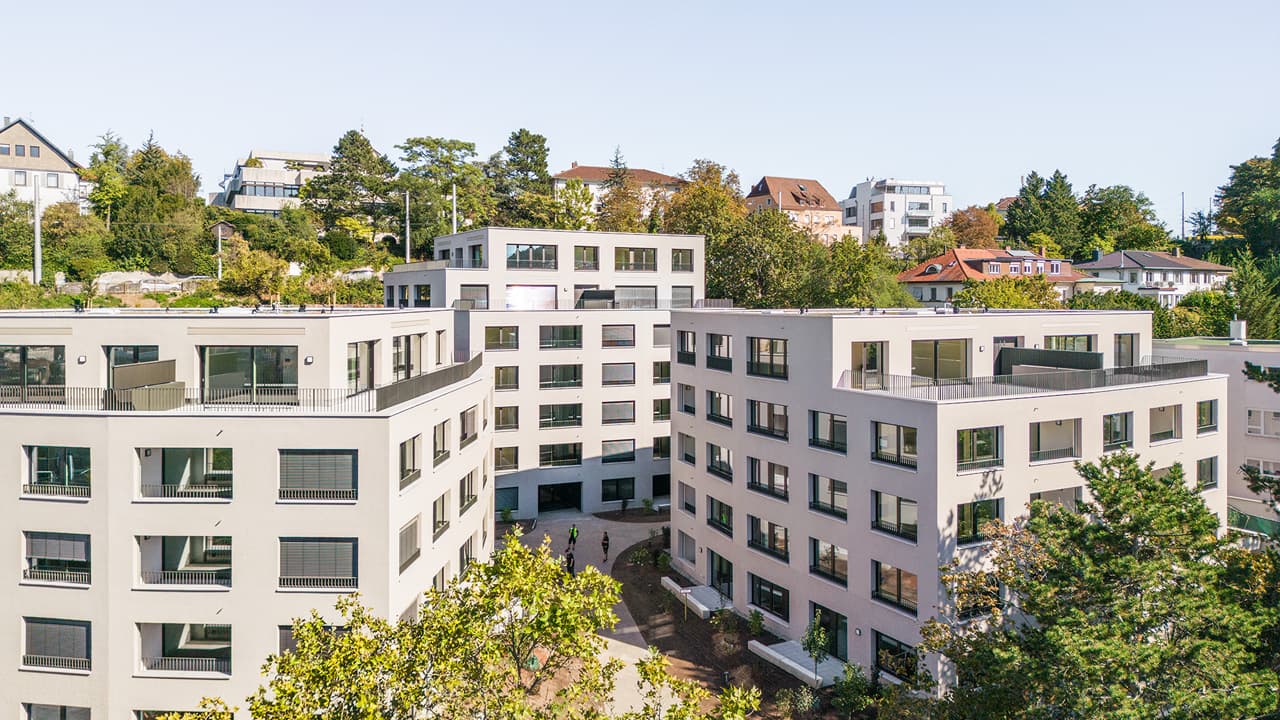 Neubau Wohnanlage „Stafflenberg Gänsheide“ in Stuttgart