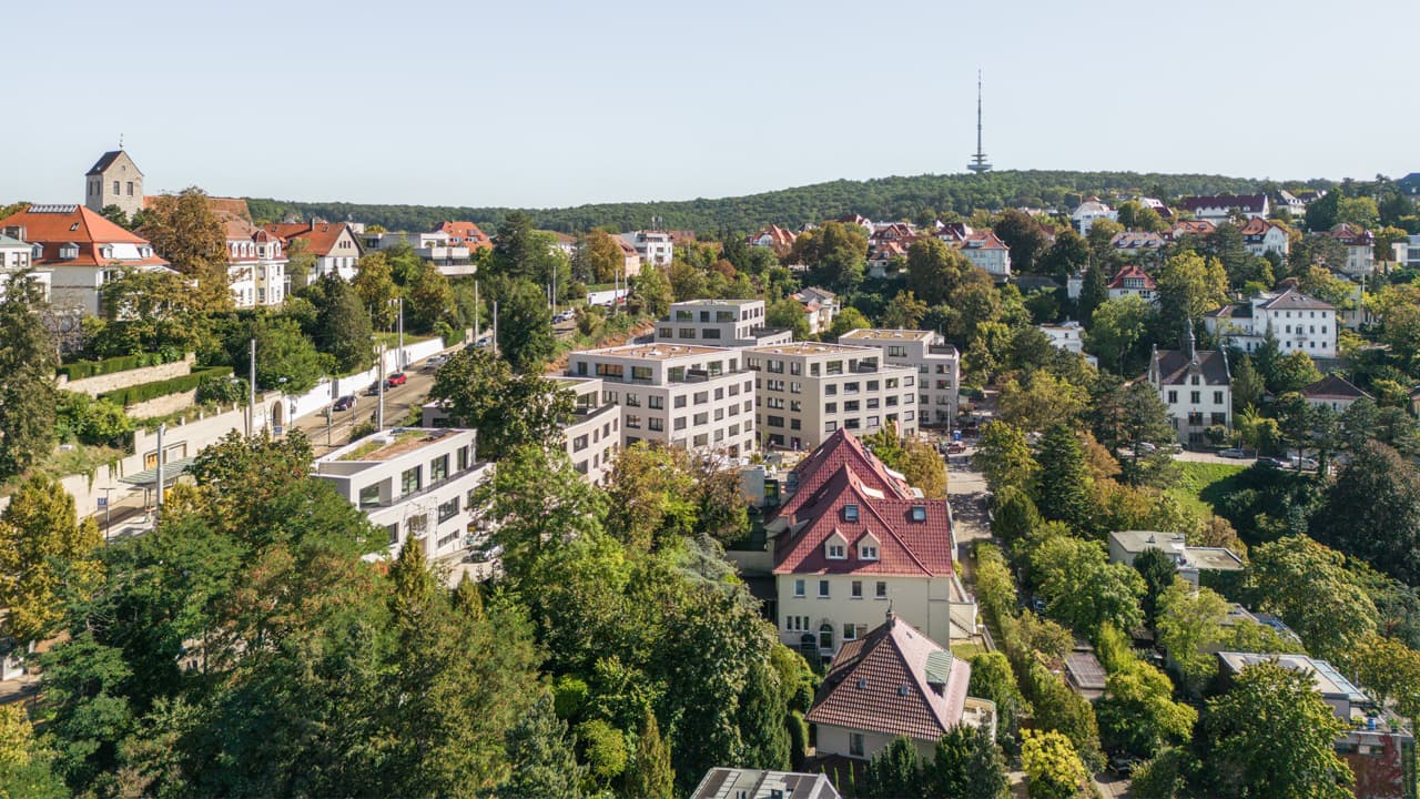 Neubau, Wohnanlage Stafflenberg Gänsheide, Stuttgart